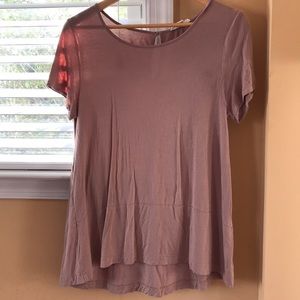 Maybe asymmetrical short sleeve top